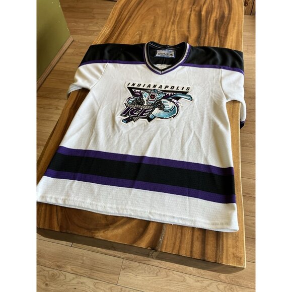 Vintage Indianapolis Ice Bauer Hockey Jersey  Size Small - Picture 2 of 15